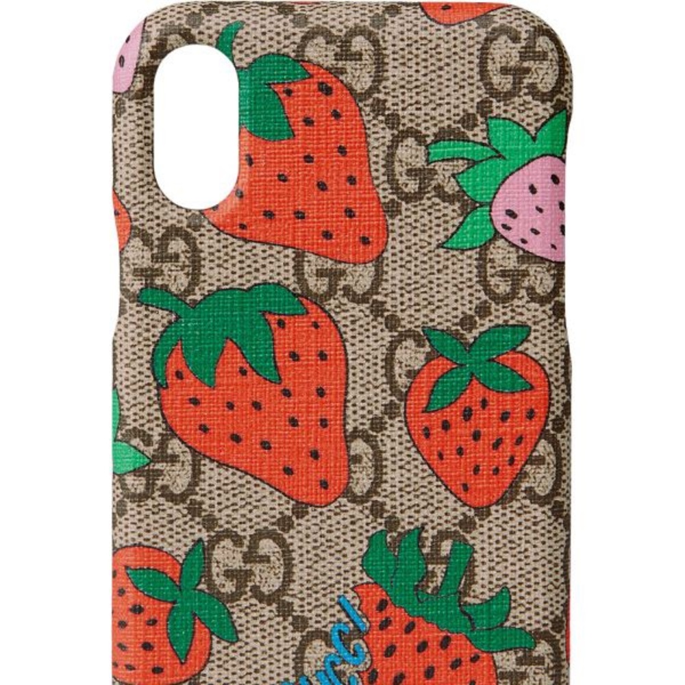 Authentic Gucci Strawberry iPhone XS MAX case